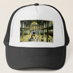 Train Concourse  Chicago Illinois Union Station Trucker Hat