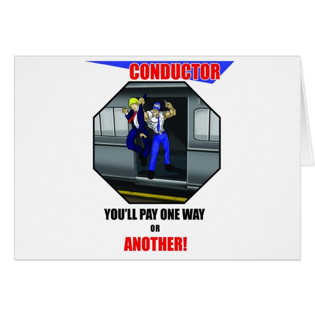 TRAIN CONDUCTOR - LIRR TRAIN - ELECTRIC TRAIN (Front Horizontal)