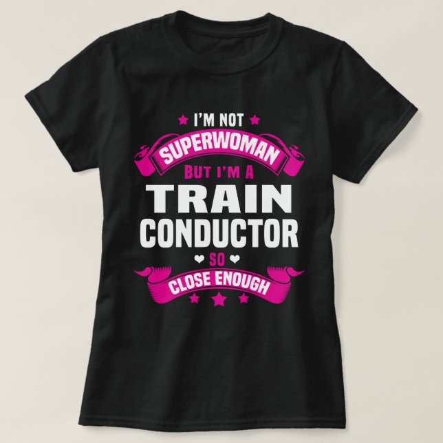 Train Conductor T-Shirt (Design Front)