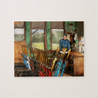 Train - Controls - In the signal tower 1940 Jigsaw Puzzle