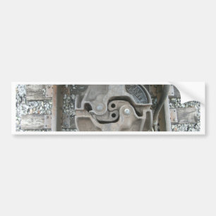 Train Coupling Bumper Sticker