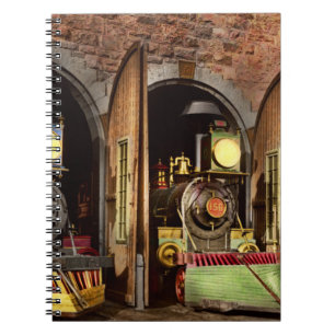 Train - Cow catching technology 1869 Notebook
