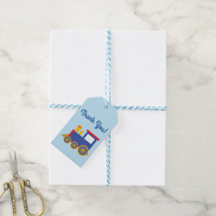 Train Cute Choo-Choo 1st Birthday Party Theme Gift Tags