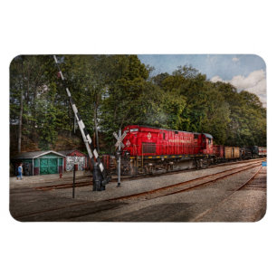 Train - Diesel - Look out for the Locomotive Magnet