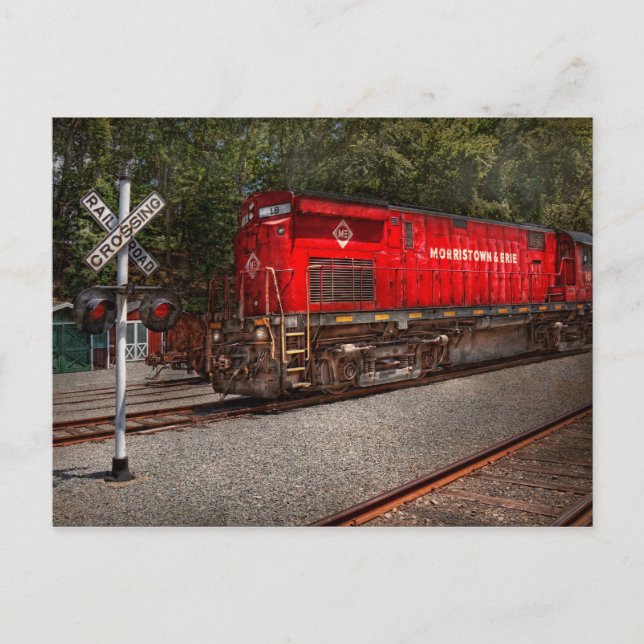 Train - Diesel - Morristown Erie Postcard (Front)