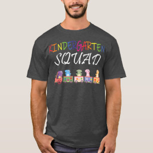 Train Dinosaur Team Kindergarten Back to School Ki T-Shirt