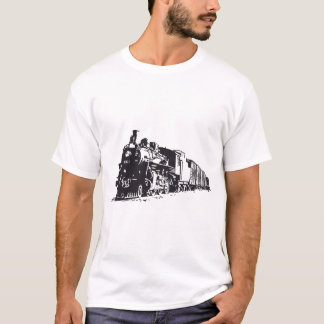 Train Drawing Graphic T-Shirt – Artistic Sketch