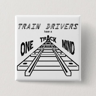 Train Drivers 2 Inch Square Button