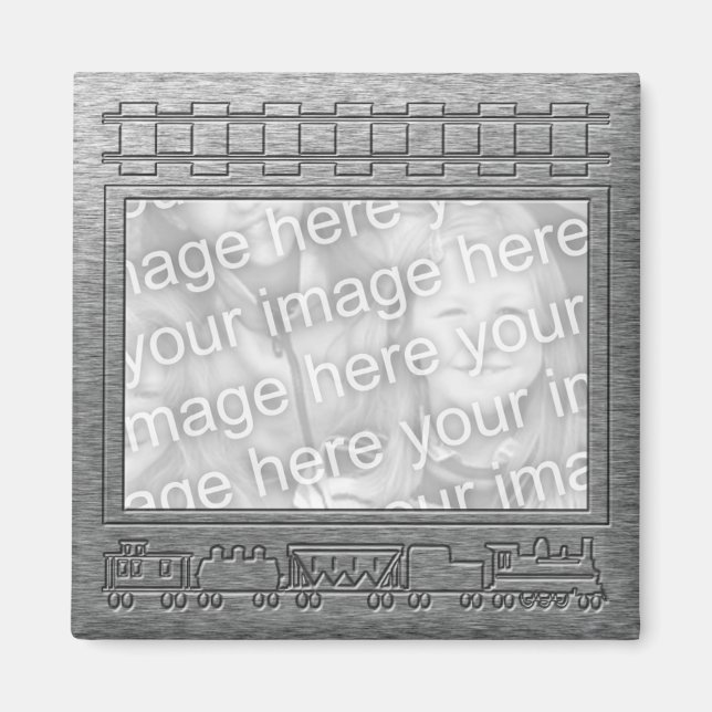 Train Embossed Magnet (Front)