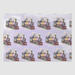 Train Engine Boy Birthday  Tissue Paper