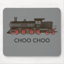 Train Engine Choo Choo or Customize Text