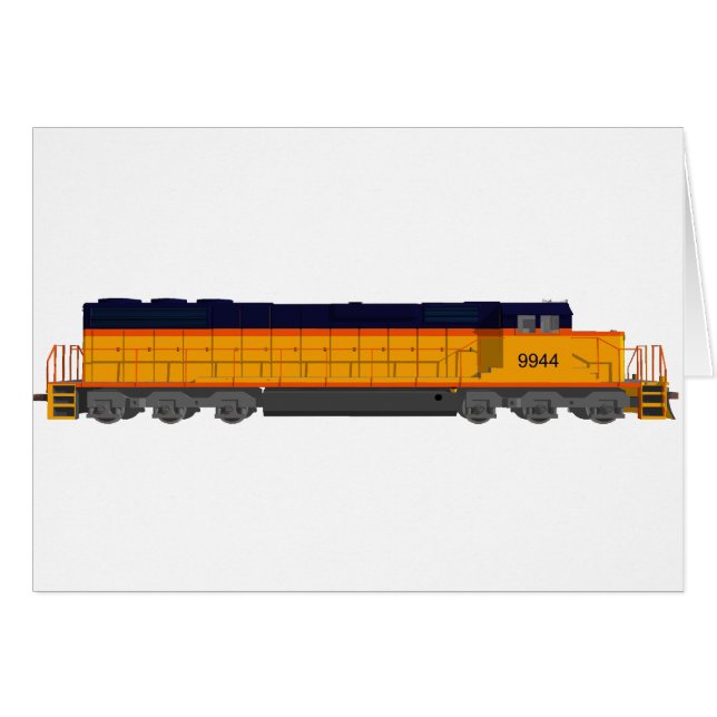 Train Engine: Classic Colour Scheme: (Front Horizontal)