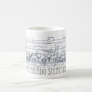 TRAIN ENGINE COFFEE MUG