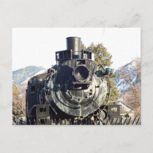 Train Engine Postcard