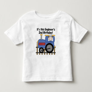Train Engineer 2nd Birthday Tshirts and Gifts