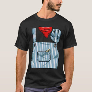 Train Engineer Conductor Costume Halloween Train E T-Shirt