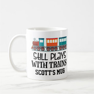 Train Engineer Model Train Collector Gift Coffee Mug