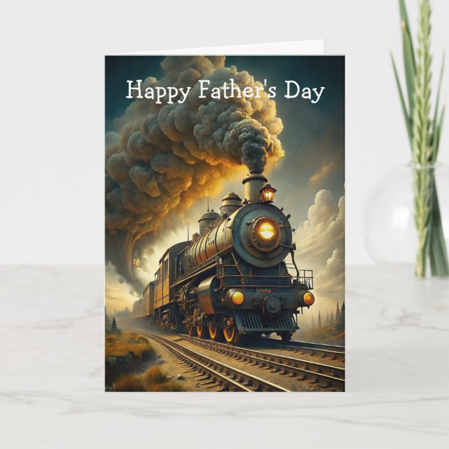 Train Father's Day Card (Front)