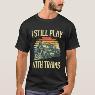 Train For Locomotive Vehicle Train Driver T-Shirt