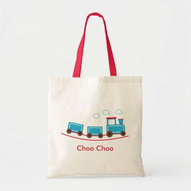 Train fourre-tout de Choo Choo ou sac de cadeau (Devant)