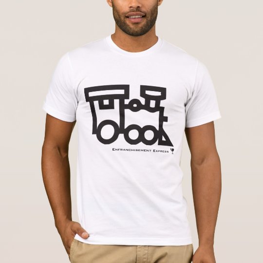 train, Glass, Enfranchisement Express - Customized T-Shirt