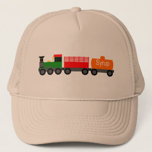 Train green trucker hat