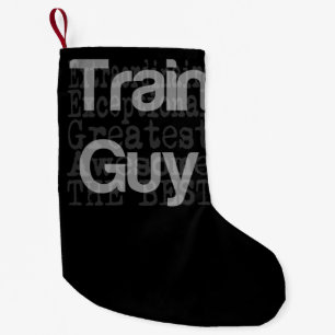 Train Guy Extraordinaire Small Christmas Stocking
