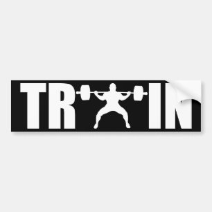 TRAIN - Gym Motivation Bumper Sticker