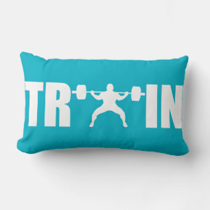 TRAIN - Gym Motivation Lumbar Pillow