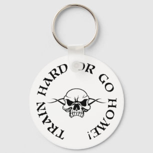 Train Hard Key Chain