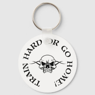 Train Hard Key Chain