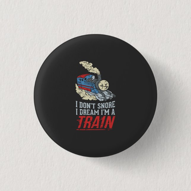 Train - I'm A Train 1 Inch Round Button (Front)