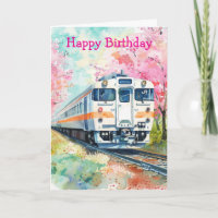 Train in Spring Time