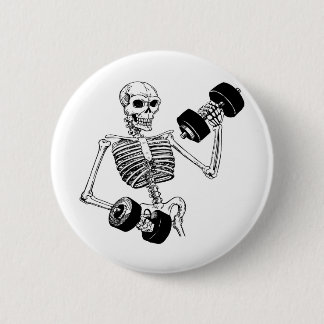 TRAIN INSANE BODYBUILDING LOGO 2 INCH ROUND BUTTON