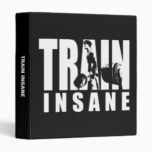 TRAIN INSANE - Deadlift - Gym Workout Motivational Binder