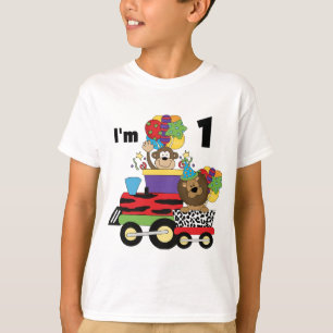 Train Jungle 1er Anniversaire T-shirts et cadeaux