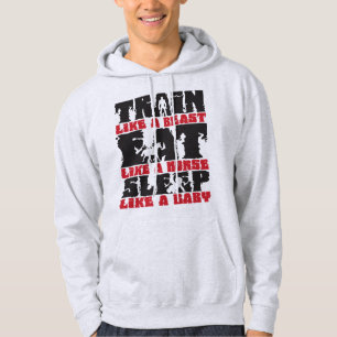 Train Like A Beast - Gym and Fitness Motivation Hoodie