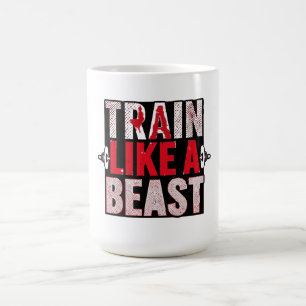 Train Like a Beast Gym Motivation Shirt Magic Mug