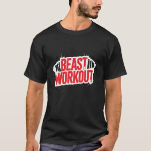 Train Like a Beast – No Excuses Gym Tee