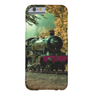 Train Locomotive Retro Vintage Fall Leaves Barely There iPhone 6 Case