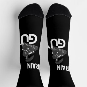 Train lover locomotive model socks gift