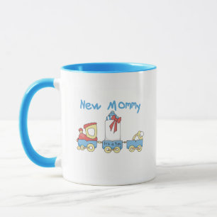 Train New Mommy of Boy tshirts and Gifts Mug