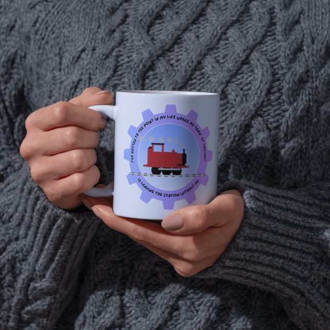 Train of thought has left the station without me mug (Creator Uploaded)