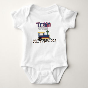 Train on Track Baby Bodysuit