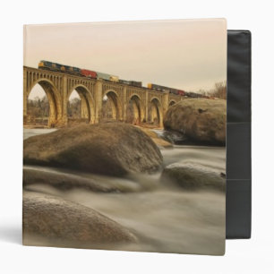 Train over James River Binder