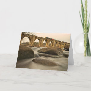 Train over James River Card