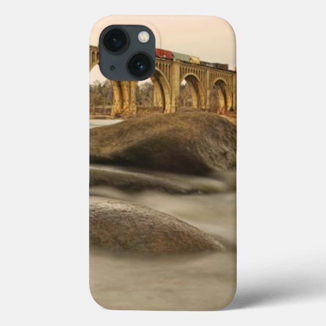 Train over James River Case-Mate iPhone Case (Back)