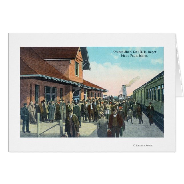 Train Passengers De-Boarding (Front Horizontal)