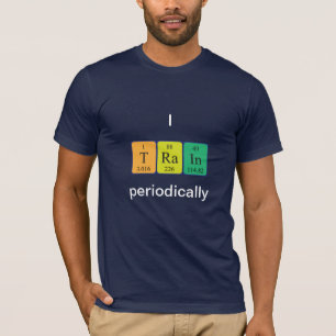 Train periodic table word shirt 6