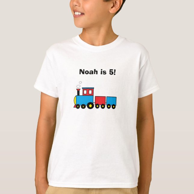 "Train" Personalized T-Shirt (Front)